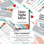 Romantic & Fun Scratch Off Date Night Ideas Card Game - Perfect Couples Gift for Boyfriend, Girlfriend, Wife, Husband, Engagement, Birthday or Anniversaries - Christmas Stocking Stuffer for Her or Him - Image 4