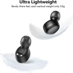 kurdene Wireless Earbuds Bluetooth 5.3 in Ear Buds Light Weight Headphones,Deep Bass Sound,Built in Mics Headset,Clear Calls Earphones for Sports Workout - Image 6