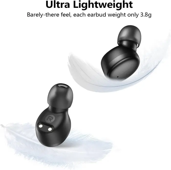 kurdene Wireless Earbuds Bluetooth 5.3 in Ear Buds Light Weight Headphones,Deep Bass Sound,Built in Mics Headset,Clear Calls Earphones for Sports Workout - Image 6