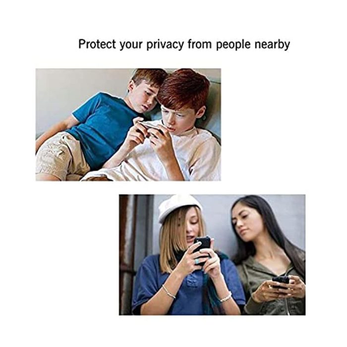 Ailun Privacy Screen Protector for iPhone 16e / iPhone 14 / iPhone 13 / iPhone 13 Pro [6.1 Inch] 2 Pack Anti Spy Private Tempered Glass Anti-Scratch Case Friendly [Not for iPhone 16 6.1 Inch] - Image 4