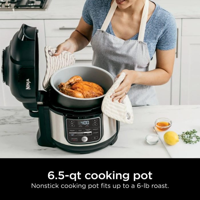 Ninja Foodi 10‑in‑1 6.5‑Qt Pro Pressure Cooker & Air Fryer with TenderCrisp Technology, Precise Heating & Family‑Sized Capacity O300 (6.5 Quarts) - Image 8