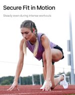 SHOKZ OpenRun Pro-Bone Conduction Headphones, Open-Ear Bluetooth Wireless Sport Headphones for Running and Workout, Sweat Resistant, Long Battery Life, Premium Deep Bass, Mic，with Hair Band, Black - Image 5