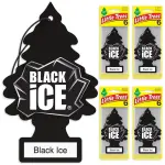 LITTLE TREES Car Air Freshener | Hanging Tree Provides Long Lasting Scent for Auto and Home | Black Ice, 24 Air Fresheners - Image 8