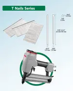 meite 16 Gauge Finish Nails, 2-Inch Galvanized 16GA Finish Nails, Small Straight Finishing Nail, Ideal for Woodworking, Upholstery, and Framing Projects (2,500 Counts) - Image 6