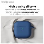 MCTOPZO for AirPods 4 Case 2024 Come with Cleaner Kit,Soft Silicone Protective Cover for Apple AirPods 4th Generation Cases with Keychain,Compatible with AirPod 4 Case for Women Men-Midnight Blue - Image 5