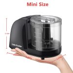 Liebe&Lecker Mini Food Processor,1.5 Cup Mini Chopper for Cutting Vegetable, Garlic,Onion and Meat - Image 5