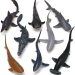 Yeonha Toys 8 Pack Shark Toys with Educational Booklet, Soft Plastic Realistic Shark Figure Set for Kid, Ocean Sea Animal Party Favor, Pool Bath Tub Toy for Toddler Child Boy Girl, Birthday Gift - Image 2