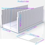 Bread Slicer for Homemade Breads, Adjustable Thickness Slicing Guide, Foldable Portable Bread Cutter Suitability for Homemade Breads, Bagel,Cakes - Kitchen Gadget, Baking Tool & Gift (White) - Image 8