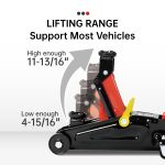 Maxority 2-Ton (4000 lbs) Hydraulic Trolley Garage Service/Floor Jack with Blow Mold Carrying Storage Case for sedans and Pickup Trucks Home and Workshop Vehicle Maintenance - Image 5