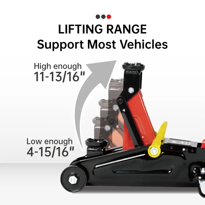 Maxority 2-Ton (4000 lbs) Hydraulic Trolley Garage Service/Floor Jack with Blow Mold Carrying Storage Case for sedans and Pickup Trucks Home and Workshop Vehicle Maintenance - Image 5