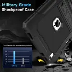 Grifobes for iPad A16 Case 11th Generation 11 inch 2025 / iPad 10th Generation Case 10.9 inch 2022, Heavy Duty Military Grade Shockproof Cover with Pencil Holder for i Pad 11/10 Gen (Black) - Image 5