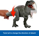 Mattel Jurassic World Rebirth Power Devour Tyrannosaurus Rex Dinosaur Figure with Tongue Activated Constant Chomp, Lights & Sounds, Digital Play - Image 4