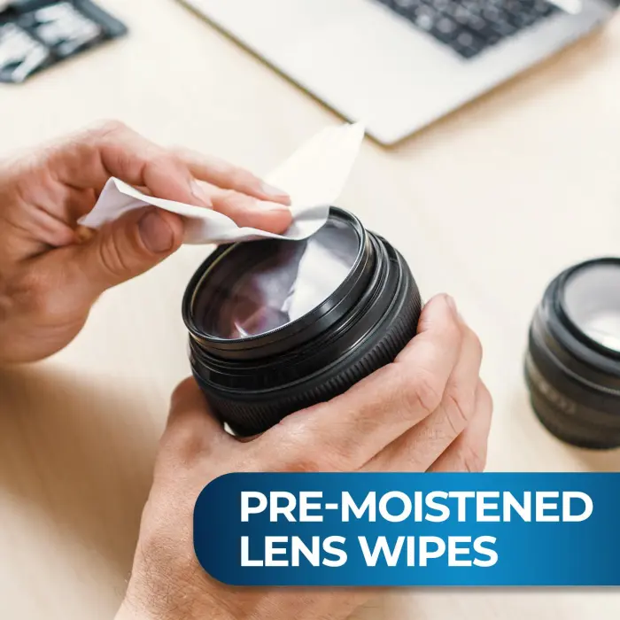 MED PRIDE Anti-Fog Lens and Screen Cleaning Wipes for Eyeglasses, Touch Screens, Premoistened, Anti-Static, Quick-Dry (200 200 Count (Pack of 1)) - Image 2