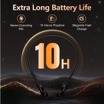 Ortizan Open Ear Headphones, Bluetooth 5.3 Wireless Air Conduction Headphones Sport Earbuds, Premium Sound, IPX6 Waterproof, Clear Call, 19g Lightweight Earphones for Running Cycling Workouts (Black) - Image 4