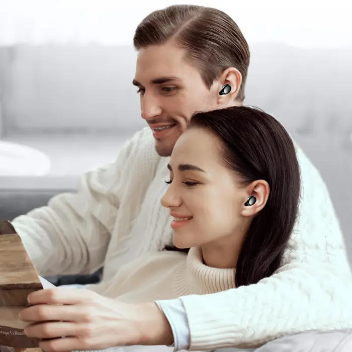 kurdene Wireless Earbuds Bluetooth 5.3 in Ear Buds Light Weight Headphones,Deep Bass Sound,Built in Mics Headset,Clear Calls Earphones for Sports Workout - Image 2