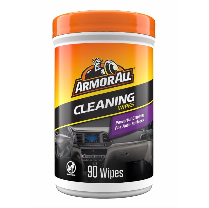 718aaZqJ39L Armor All Car Cleaning Wipes, Wipes for Car Interior and Car Exterior, 90 Wipes Each - Image 1