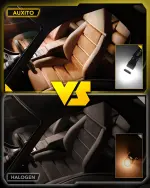 AUXITO 194 LED Light Bulb 6000K White 168 2825 W5W T10 Wedge 24-SMD 3014 Chipsets LED Replacement Light Kit Error Free for Car Interior Dome Map Door License Marker Lights, Pack of 10 - Image 6