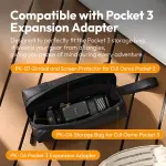 ULANZI PK-07 Protective Case Cover Lens Protector Cap for DJI Osmo Pocket 3/Xtra Muse Protective Case Cover Accessories, Pocket 3 Gimbal Cover and Camera Lens Screen Protector - Image 6