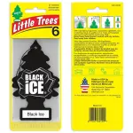 LITTLE TREES Car Air Freshener | Hanging Tree Provides Long Lasting Scent for Auto and Home | Black Ice, 24 Air Fresheners - Image 7