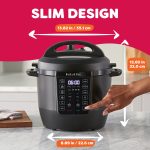 Instant Pot 6QT RIO 7-in-1 Multi-Cooker, Pressure Cooker, Slow cook, Sauté, Steam, Rice Maker, Yogurt, & Warmer, Black, 6 Quarts - Image 6