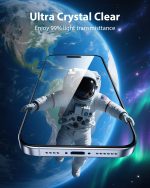 Mkeke 3 Pack Screen Protector for iPhone 17 6.3", [9H+ Tempered Glass] [Military-Grade Drop Protection][Easy Installation Frame] HD Clear, Anti-Scratch, Bubble Free - Image 5