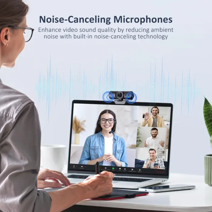 NexiGo HelloCam Pro: 1080P 60FPS Webcam with Windows Hello & Autofocus - Image 2