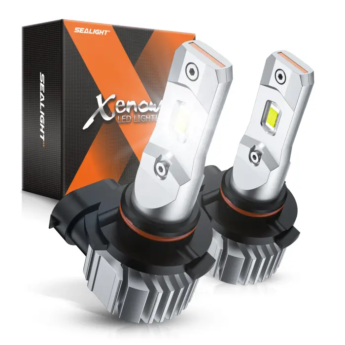 SEALIGHT 9145 H10 LED Fog Light Bulbs or DRL, 18000LM 800% Brightness 9140 H10 9145 LED Fog Lights LED Bulb for Car, 6500K Cool White 984 FT Strong Penetration, 60000 Hours Lifespan, Pack of 2 - Image 1