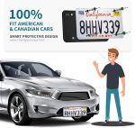 Aujen Silicone License Plate Frames Black, 2 Pack Car License Plate Frame, Universal US Black License Plate Holders Brackets Rust-Proof, Weather & Rattle-Proof, Car Accessories - Image 4