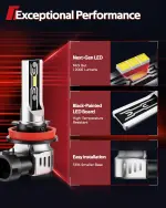 Ultra-Bright H11 LED Fog Lights for All-Weather Safety - Image 5