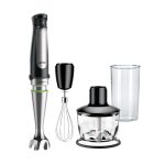 Braun MultiQuick 7 3-in-1 Immersion Blender with Food Processor – Powerful Handheld Electric Stick Blender - Emulsifier for Chopping, Beating & Whisking - Ideal for Soup, Puree, Smoothies & More