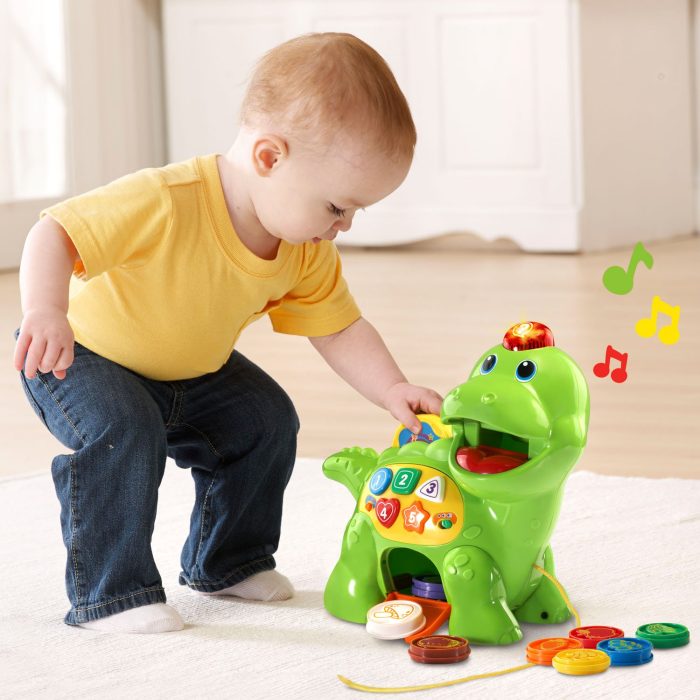 VTech Chomp and Count Dino, Green - Image 3