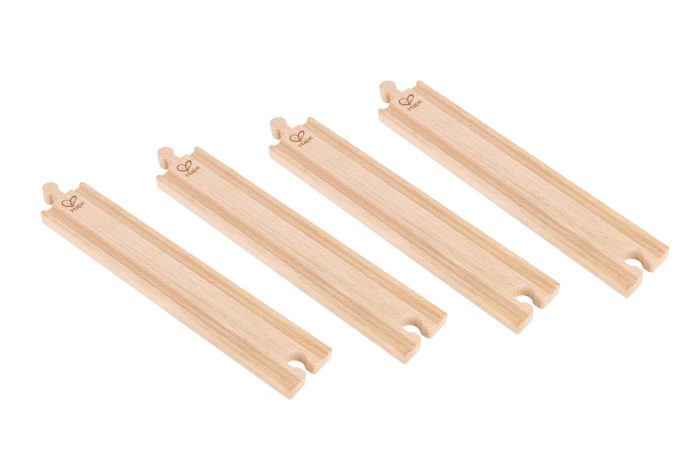 Hape 24 Pcs Wooden Railway Super Expansion Rail Pack| Compatible with Other Wooden Tracks - Image 5
