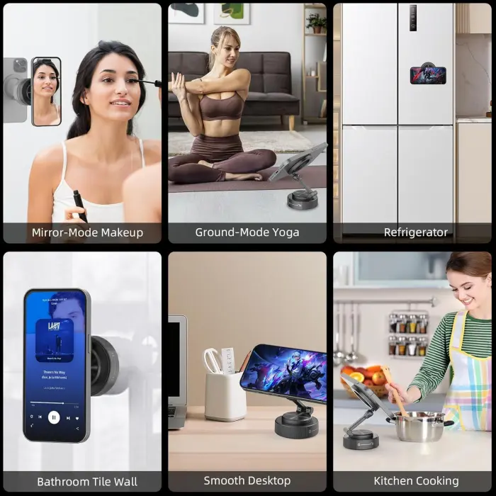 OPVICAM Car Phone Holder for Magsafe [Strongest Suction & Magnetic] 360° Adjustable Car Phone Mount, Cell Phone Holders for Your Car for All Smartphones & All Car Models - Image 2