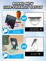 Stocking Stuffers for Teens Girls Boys Adults Cell Phone Stand: UPGRADE Adjustable Thumbs Up Lazy Phone Holder for Desk Cool Gadgets Fun Birthday Gift Ideas for Kids Teenager Women Gifts for Christmas - Image 5