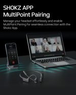 OpenComm2 2025 Upgrade - Open-Ear Bone Conduction Headphones, Wireless Bluetooth Headset with Noise Canceling Mic & Mute Button for Work Calls and Meetings, 16 Hour Talk Time for Mobile & PC - C120 - Image 2