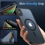 Cum2giff for iPhone Xs Max Case, Compatible with MagSafe, Magnetic Case for iPhone Xs Max 6.5, Military-Grade Dropproof & Shockproof, Skin-Friendly and Smooth Cover for iPhone Xs Max, Black - Image 4