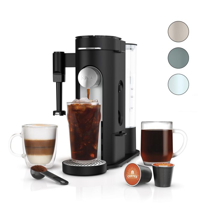 Ninja | Coffee Maker | Single Serve |Brew with Coffee Pods & Grounds| Compatible with K-Cup Coffee Pods | 4 Brew Styles, up to 24oz Cup Sizes & 56oz Removable Reservoir | Black | PB051 - Image 1