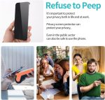 PEHAEL 3+3Pack for iPhone 17 Pro Max Privacy Screen Protector with Camera Lens Protector Full Coverage Anti-Spy Tempered Glass Film 9H Hardness Easy Installation Bubble Free [6.9 inch] - Image 2