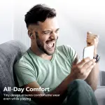 kurdene Wireless Earbuds Bluetooth 5.3 in Ear Buds Light Weight Headphones,Deep Bass Sound,Built in Mics Headset,Clear Calls Earphones for Sports Workout - Image 3