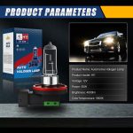 OKOENIEO H11 Headlight Bulbs, 12V 55W, 4000 Lumens, 3800K, Halogen Light Bulbs, No Glare, Headlight Bulbs High and Low Beam, Fog Light Bulb,Head Light Bulb for Car, Pack of 2 - Image 6