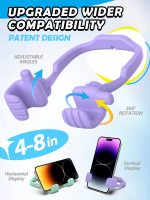 Stocking Stuffers for Teens Girls Boys Adults Cell Phone Stand: UPGRADE Adjustable Thumbs Up Lazy Phone Holder for Desk Cool Gadgets Fun Birthday Gift Ideas for Kids Teenager Women Gifts for Christmas - Image 8