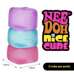 Schylling NeeDoh Nice Cube -Sensory Squeeze Toy with Super Solid Squish - 2.25" Cube - Image 3