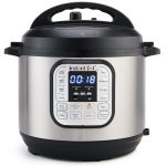 Instant Pot Duo 7-in-1 Electric Pressure Cooker, Slow Cooker, Rice, Steamer, Sauté, Yogurt Maker, Warmer & Sterilizer, Includes App With Over 800 Recipes, Stainless Steel, 6 Quart