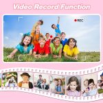 Goopow Kids Camera Toys for 3-8 Year Old Girls Boys,Children Digital Video Camcorder Camera with Cartoon Soft Cover, Best Chritmas Birthday Festival Gift for Kids - 32G SD Card Included - Image 5