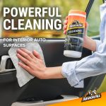 Armor All Car Cleaning Wipes, Wipes for Car Interior and Car Exterior, 90 Wipes Each - Image 7