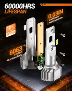 SEALIGHT 9145 H10 LED Fog Light Bulbs or DRL, 18000LM 800% Brightness 9140 H10 9145 LED Fog Lights LED Bulb for Car, 6500K Cool White 984 FT Strong Penetration, 60000 Hours Lifespan, Pack of 2 - Image 6