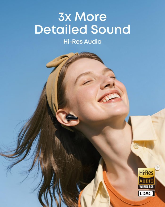 Soundcore P31i by Anker, Real-Time Adaptive Noise Cancelling, Hi-Res Sound, Translation Earbuds, 50H Playtime, Wireless Earbuds, Bluetooth Earphones, Spatial Audio, Fast Charging, IP55 - Image 6
