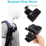 Accessories Set for GoPro Hero 13/12/11/10/9/8/7/6/5/4,New Quick Release Head Strap Mount + Chest Mount Harness + Backpack Clip Holder + 360°Rotating Wrist Strap - Image 3