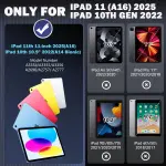 Grifobes for iPad A16 Case 11th Generation 11 inch 2025 / iPad 10th Generation Case 10.9 inch 2022, Heavy Duty Military Grade Shockproof Cover with Pencil Holder for i Pad 11/10 Gen (Black) - Image 7