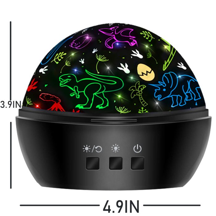 Dinosaur Night Light Toys for 3-8 Year Old Boys,2 in 1 Dino Projection for 2-10 Year Kids,Boys Girls Gifts,Suitable for Chirstmas Xmax Easter Birthday - Image 2